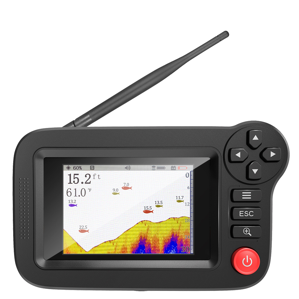 مكتشف الأسماك الذكي - مكتشف ال - مراجعة Fishing Depth Finder وسعره