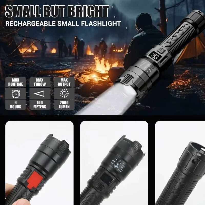 مصباح يدوي LED عالي القوة 2000 - مراجعة Fishing Light وسعره