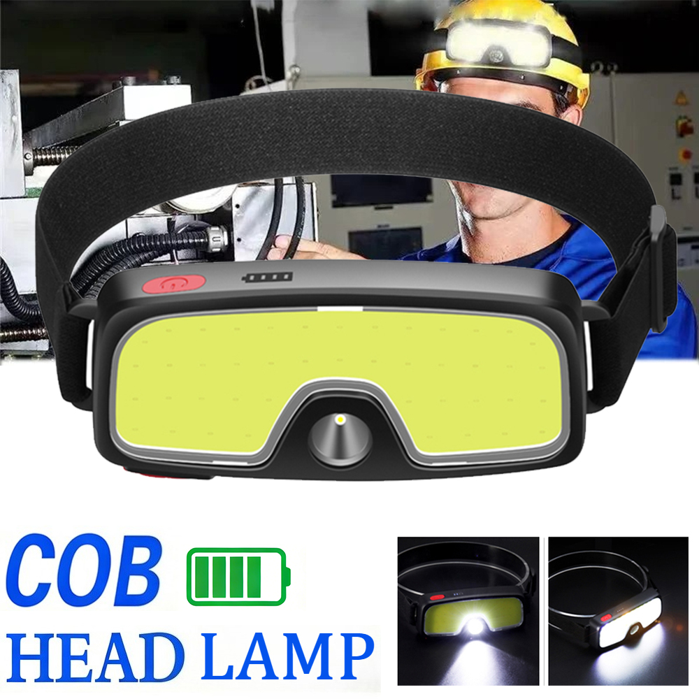 مصباح رأس قوي من نوع COB قابل  - مراجعة Fish Finder Battery وسعره