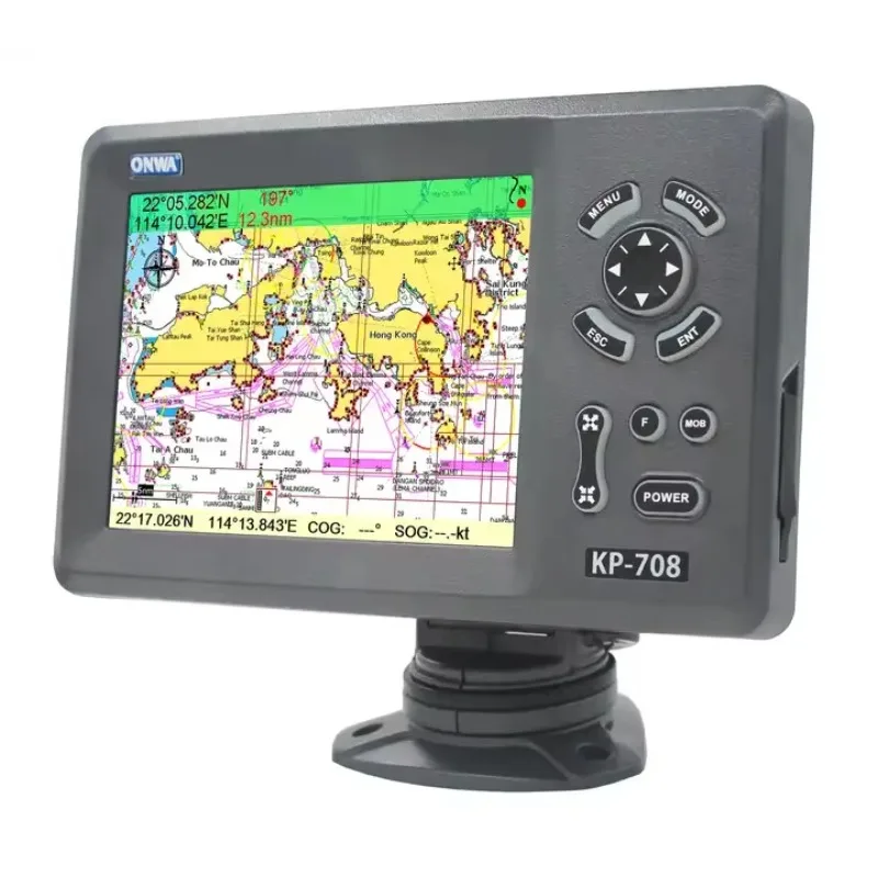 KP-708 7 بوصة نظام تحديد الموا - مراجعة Fish Finder Gps وسعره